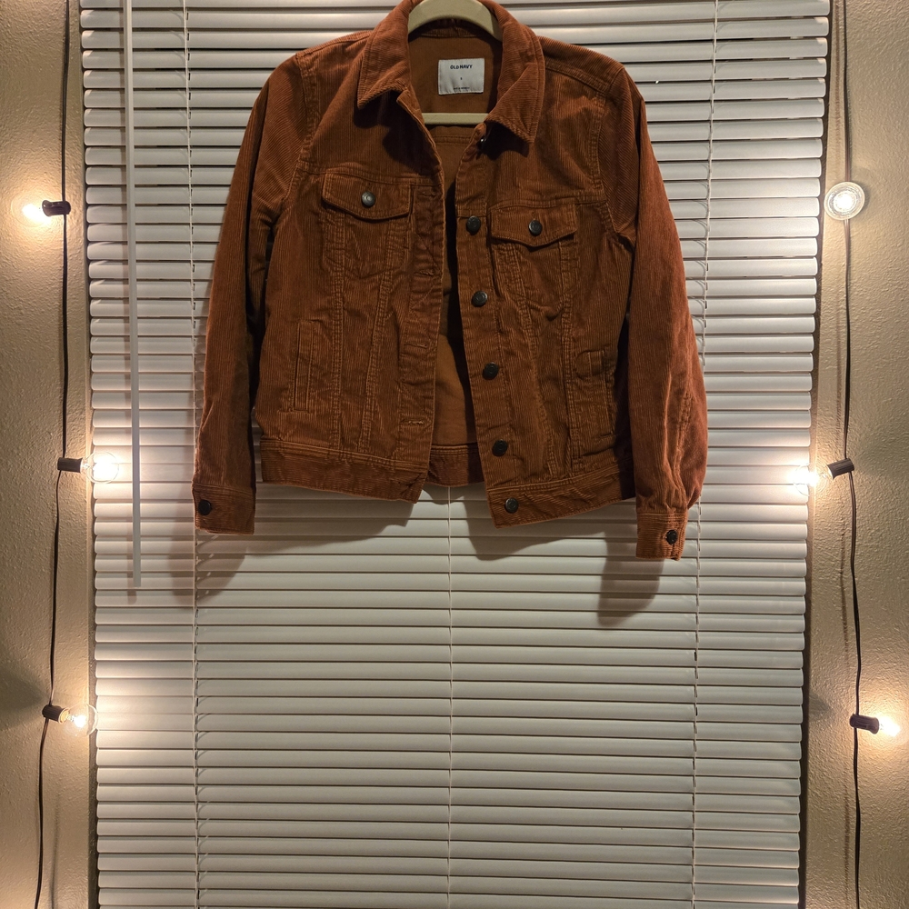 Rust Orange Corduroy Jacket